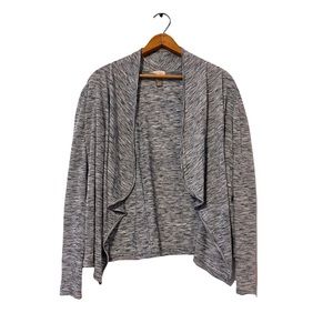 🌹3/20 forever 21 space dye flyaway cardigan large grey